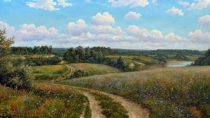 Художник Мельников Александр , музыка Андрей Обидин -Реквием осени