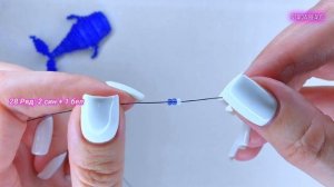Объемный ? КИТ ? из бисера параллельным плетением / How to make cute beaded ?WHALE parallel weavin