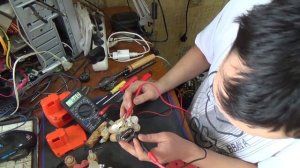 ремонт акб шуруповерта