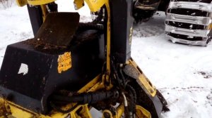 Работа в лесу Эстонии.Трактор Харвестер John Deere.Tractor Harvester John Deere.