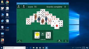 Guide play (Pyramid) Microsoft solitaire collection window 10 build 1709 ✅