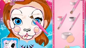 Baby Anna Face Art  макияж собачки  собачки