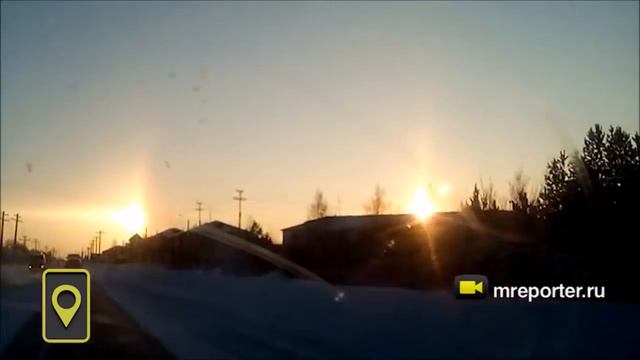 "Два солнца! Как такое может быть?!" - очевидец о гало в Когалыме смотреть онлайн
