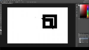 how re create AMD logo in Adobe Photoshop