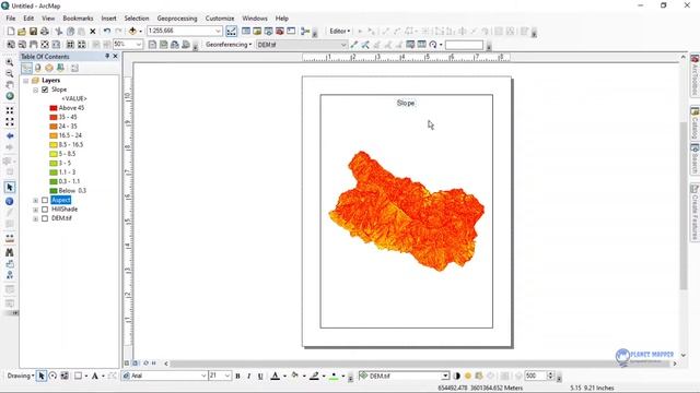 Slope, Aspect and Hill shading in ArcGIS смотреть онлайн