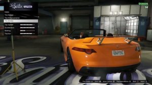 GTA V Car customizations: Surano ( Jaguar F-Type)