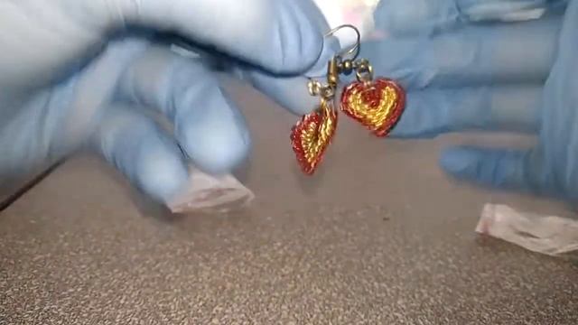 Серьги из бисера 