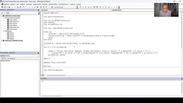 Conectando Excel a bases de datos: 5- Registros hacia Access con VBA, ADO y SQL (bucles y arrays) смотреть онлайн