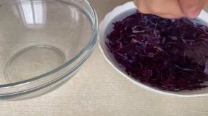 Салат из красной капусты