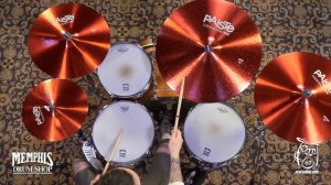 Paiste 17" Color Sound 900 Red Crash Cymbal - 1288g - Garrett Tyler (1921417-1022918PP)