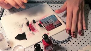 Стемпинг NICOLE DIARY в стиле BURBERRY!Stamping nail art - BURBERRY.