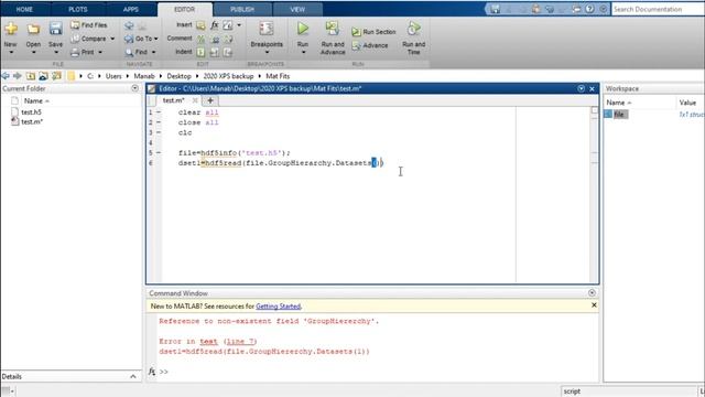 How to open HDF5 or H5 files in Matlab?