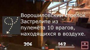 Все достижения Пулемётчика | Team Fortress 2