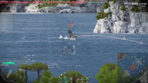 World of Warships  морское сражение