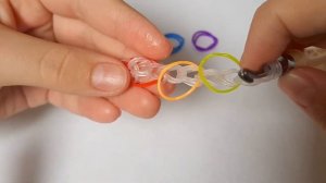 Браслет БЕЗ СТАНКА из резиночек Rainbow loom ДЛЯ НАЧИНАЮЩИХ ?? The Nikita ✔️