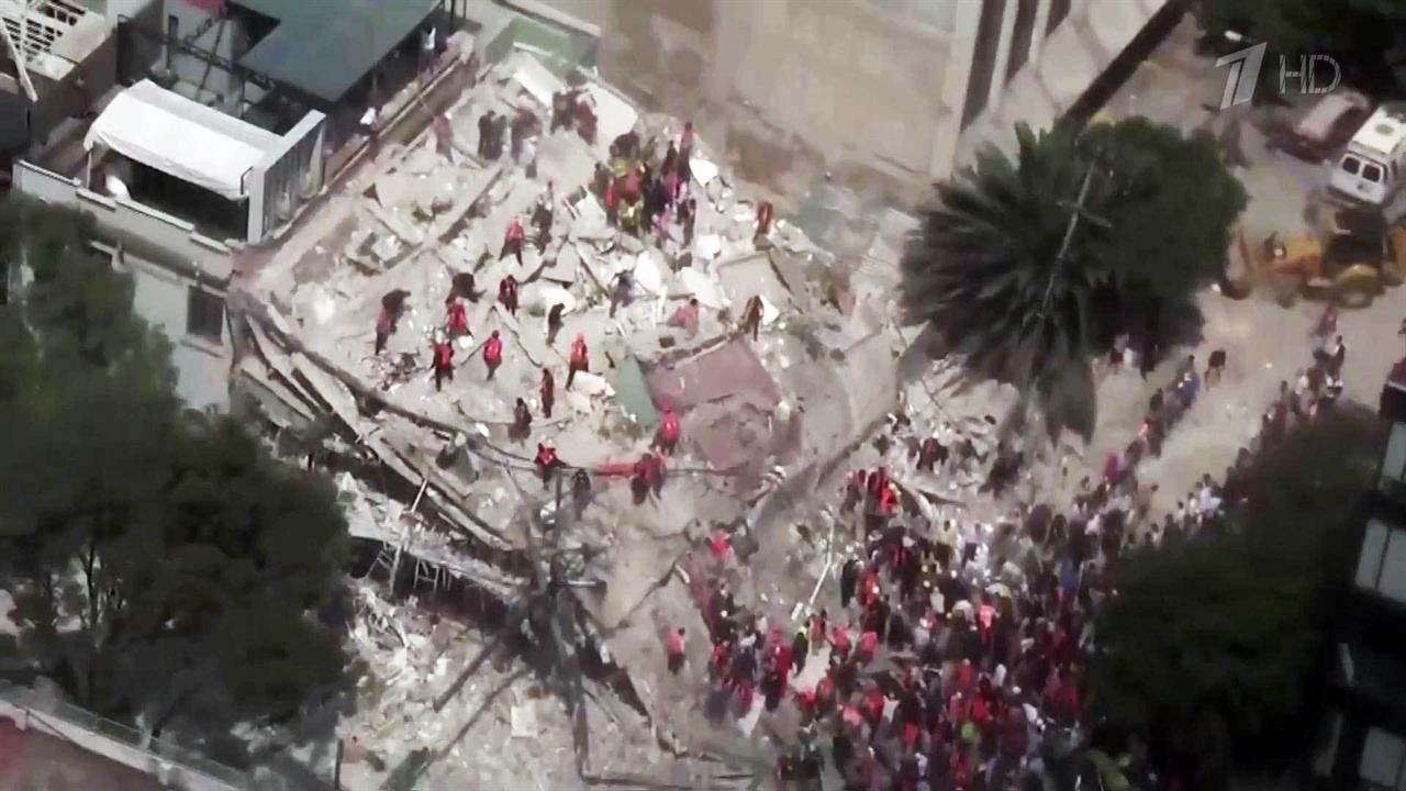 В Мексике произошло второе мощное землетрясение за последние несколько недель