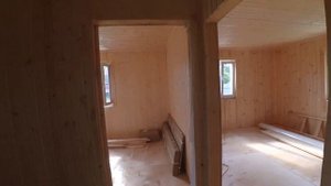 Каркасный двухэтажный дом 7х8