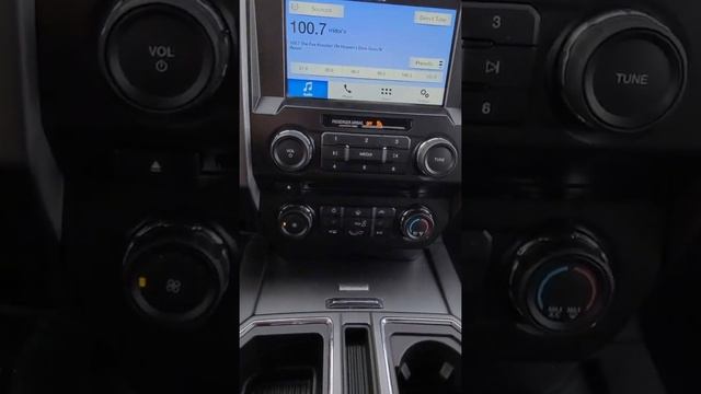 Interior of a 2017 Ford F150