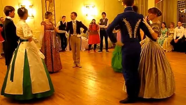 Russian Mazourka Quadrille at Tomsk night ball