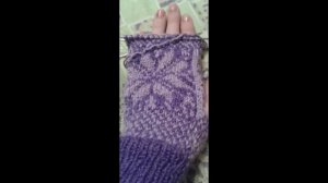 Варежки со Снежинкой