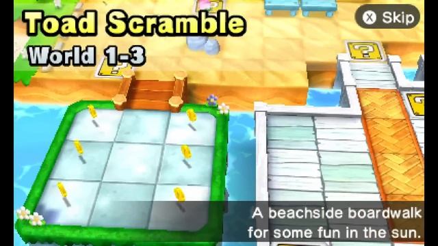 Mario Party: Star Rush World 1 TOAD SCRAMBLE!