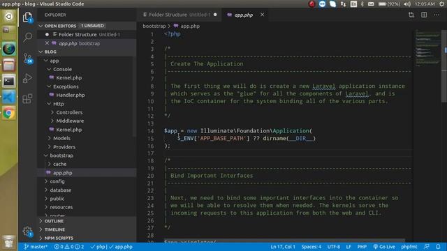 Laravel 8 tutorial in Hindi # Folder and file structure