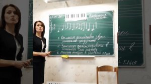 Контрольный урок сольфеджио 1 класс