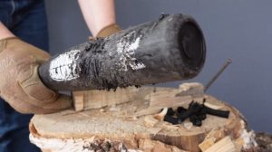 Что будет если переточить?! повторный тест ножа Cold Steel AD10 Lite Tanto Point