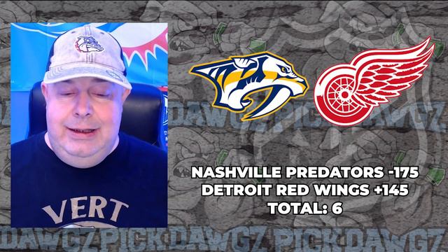 Nashville Predators vs Detroit Red Wings 3/23/24 NHL Free Pick | NHL Betting Tips