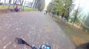 Покатушки на Stels Flame 200.