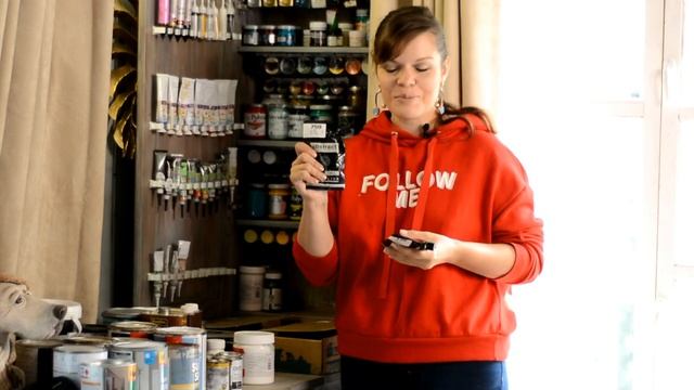 Большой обзор красок и материалов для творчества / Разбираю шкафчик с красками:) смотреть онлайн