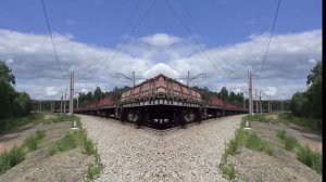 Что будет если пустить поезд наперерез другому поезду???