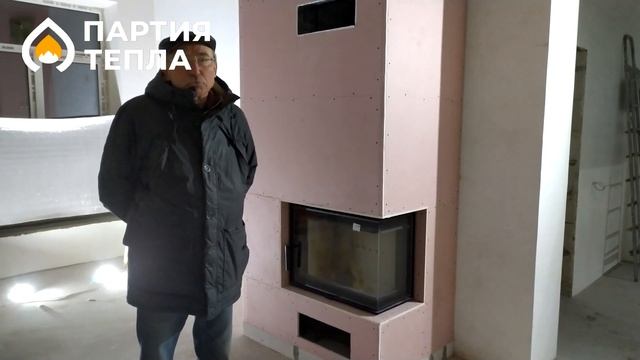 Отзыв клиента Партии Тепла об установке камина Kratki в Ульяновке смотреть онлайн