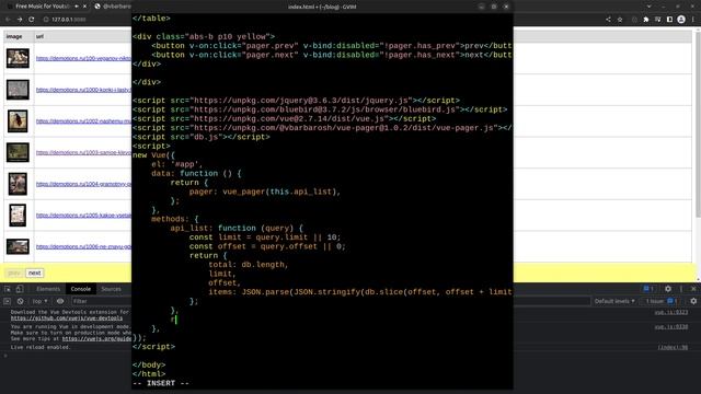 Pagination in Vue