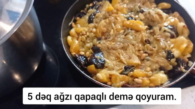 Yer fındığı ilə çox dadlı döşəmə plov. Азербайджанский плов с арахисом. смотреть онлайн