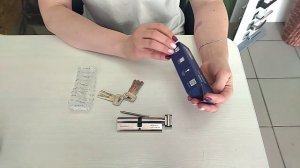 Комплектация цилиндрового механизма Apecs с вертушкой