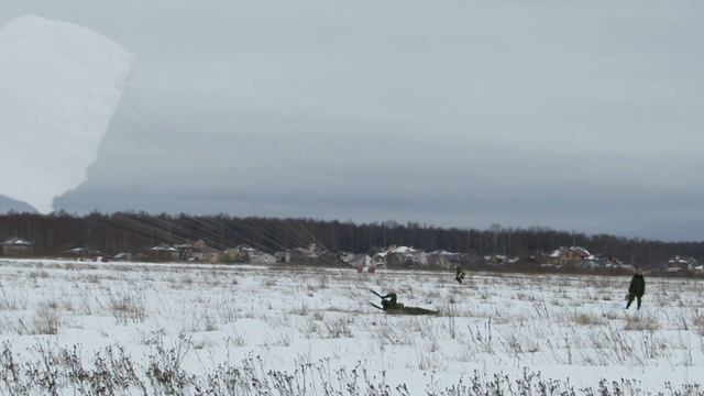 Путёвка в небо. Третий прыжок с парашютом. Первый Московский кадетский корпус. КШС. 25.12.2022г.