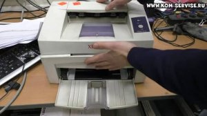 Принтер Xerox Phaser 3117. Как включить и достать картридж.