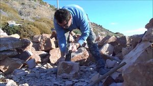 Как обработать камень для ступеней?