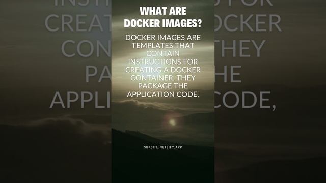 What are Docker images?