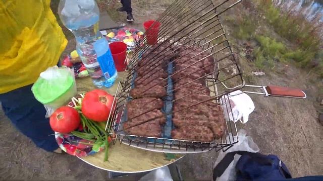 ЛЮЛЯ КЕБАБ ИЗ КУРИНЫХ СЕРДЕЦ С КУРДЮЧНЫМ САЛОМ
