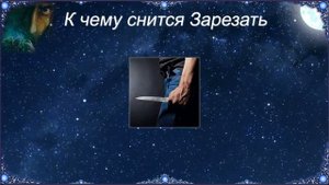 К чему снится Зарезать (Сонник)