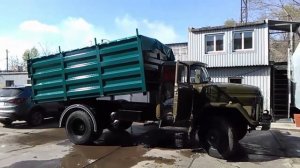Как установить кузов на ЗИЛ, ЗИЛ самосвал зерновоз с опрокидыванием кузова назад