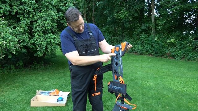 Husqvarna Tragegurt Balance XT Doppelschultergurt optimal für langes Arbeiten смотреть онлайн