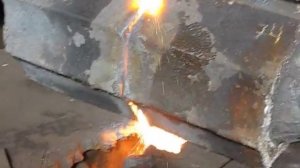 Газокислородная резка больших толщин