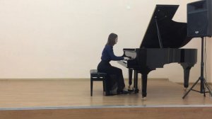 Руднева Мария 7 класс, А.Лядов "Прелюдия" Des-dur, А.Эшпай "Этюд" a-moll
