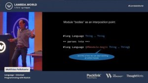 Lambda World 2019 - Language-Oriented Programming with Racket - Matthias Felleisen