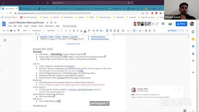 Websites Weekly Meeting (Jan, 9th, 2023) смотреть онлайн