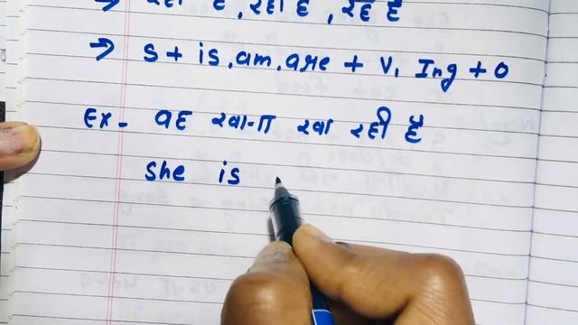 Present continuous tense / is,am,are rules and examples in Hindi (@Kidsstudycurious )