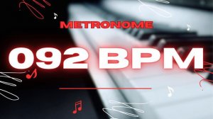 92 BPM - 1 Hour Metronome